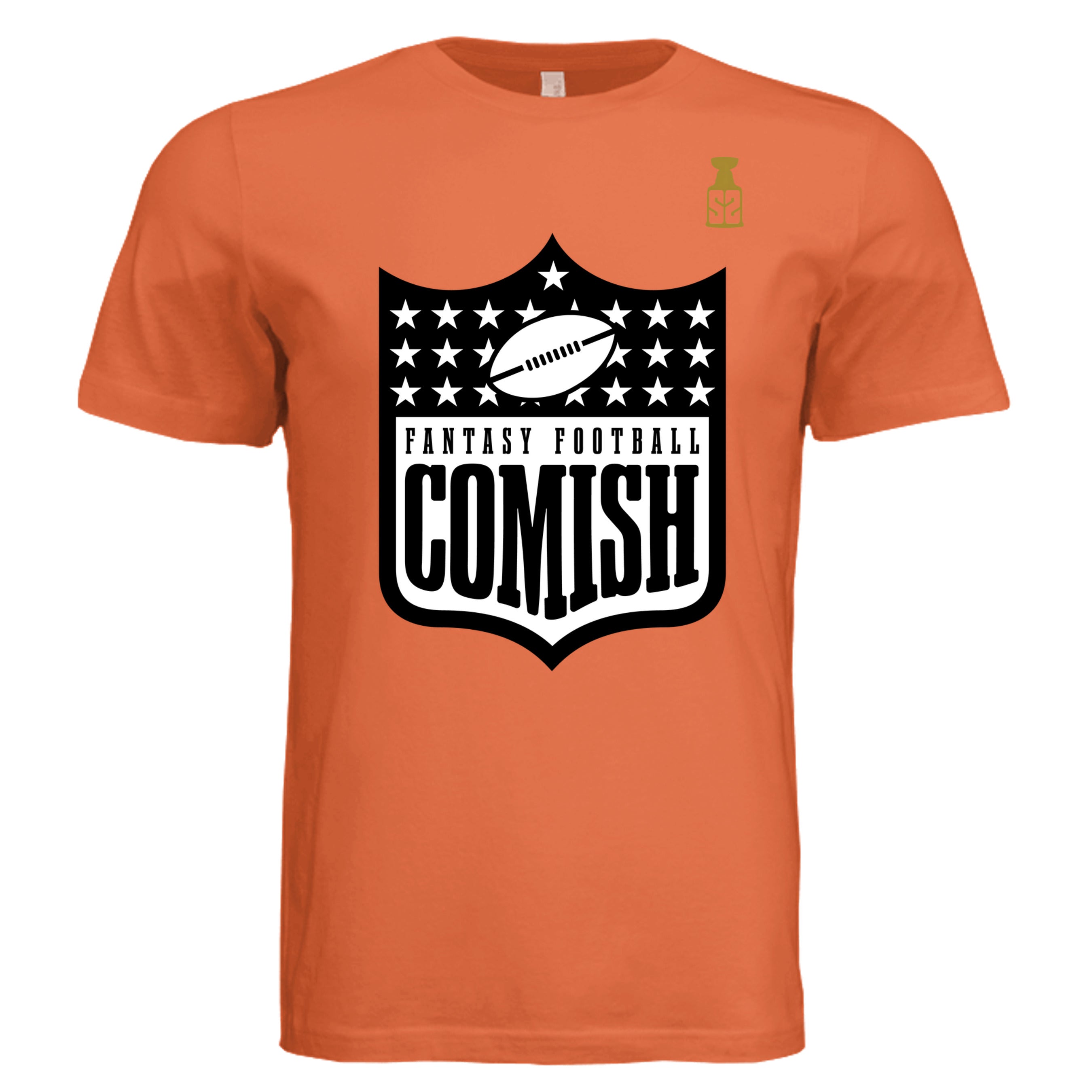 Solid Orange Triblend - 3413C - FRONT